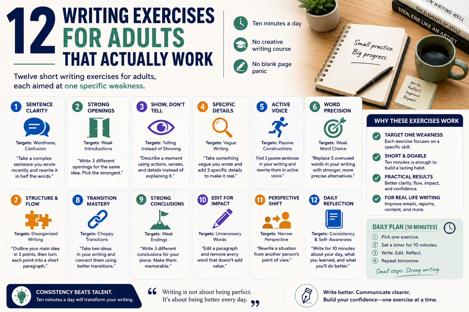12 Writing Exercises for Adults That Actually Work