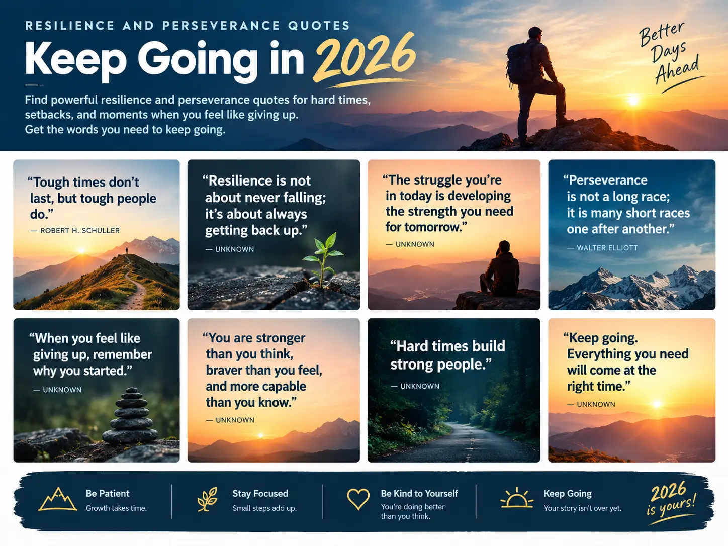 Resilience and Perseverance Quotes: Keep Going in 2026